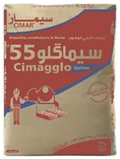 Ciments du Maroc – Cimagglo 55 Optima CEM II/B-M (G-V) 42.5 R Cement – 1 bag of 5 kgs